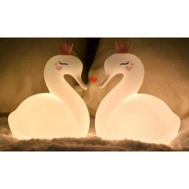 Lampa Veghe pt copii Portabila Lebada , Reglare Touch a