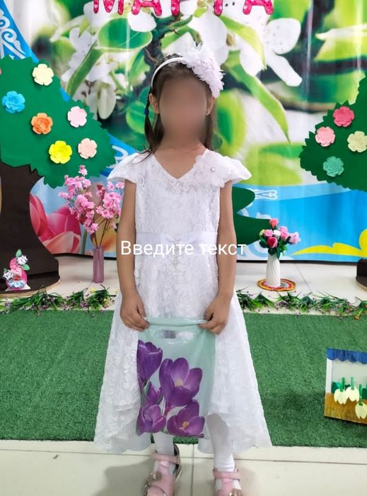 Платье нарядное на 5-7 лет