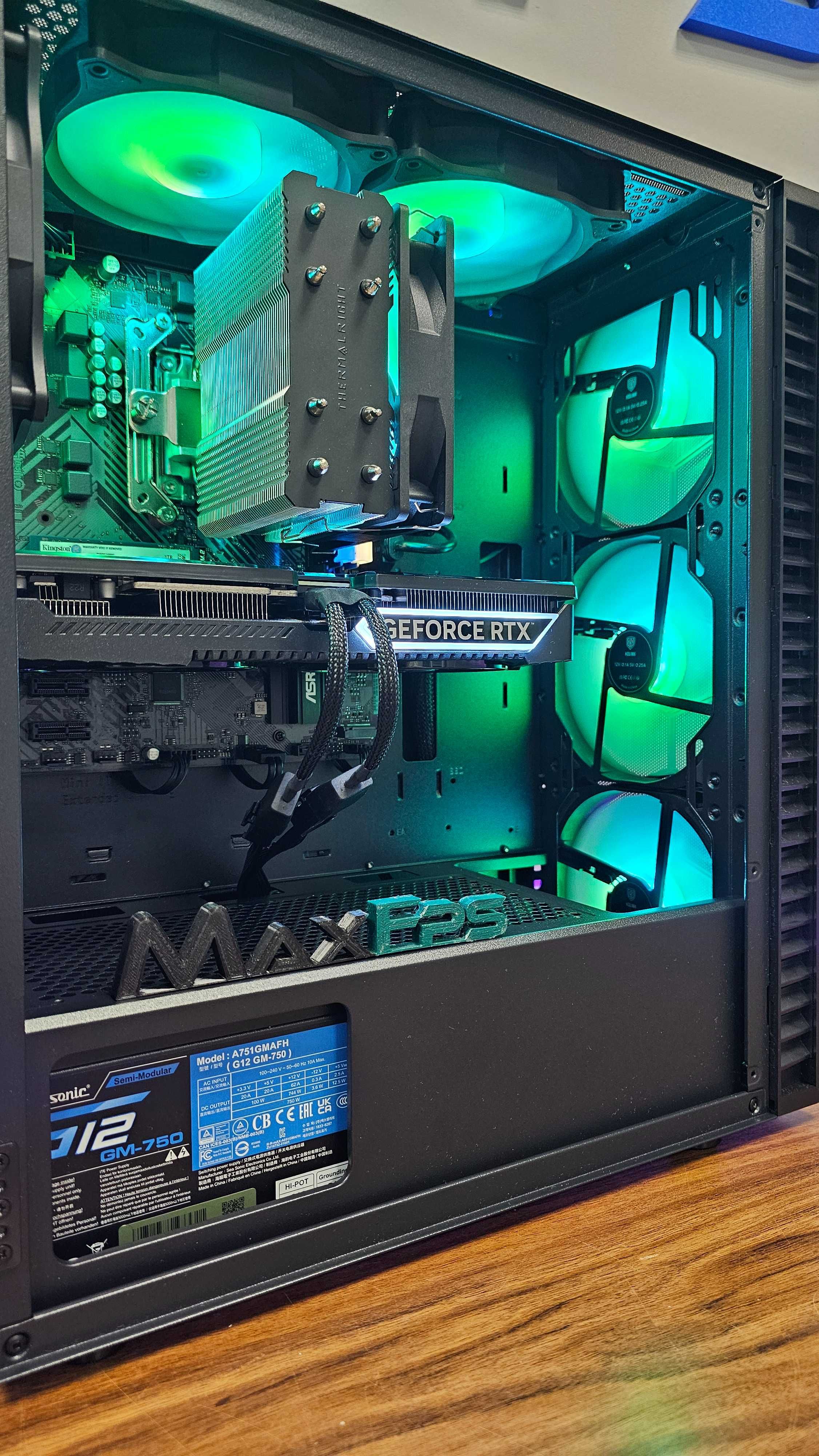 Чисто нов! RTX4070, Ryzen 5 7600, 32GB RAM DDR5 Геймърски компютър!