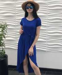Платье синее