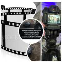 Filmari video /foto/gheața  carbonica/platforma360.Inf tel