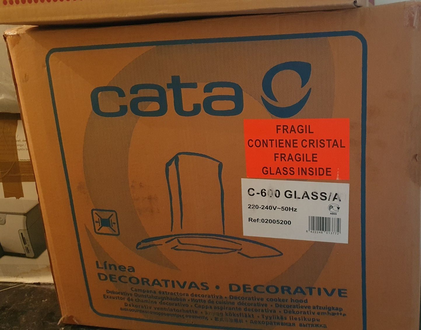 Hota decorativa CATA C-600 GLASS/A