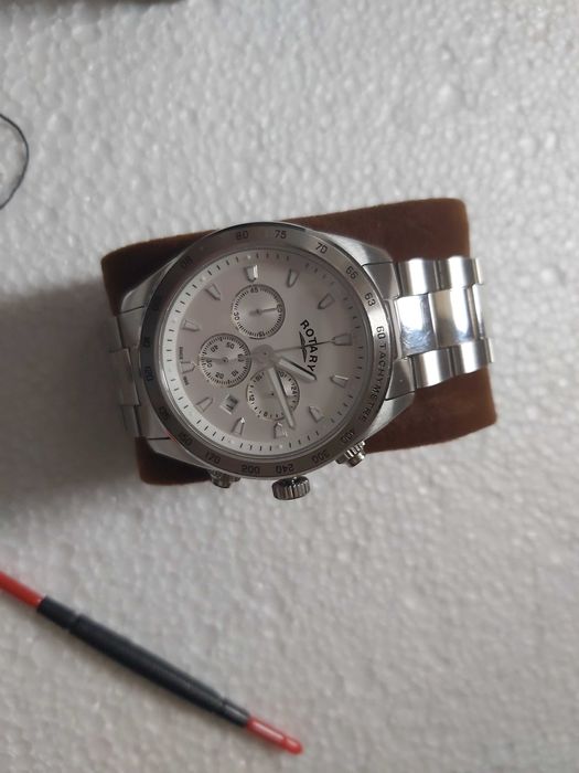 Ceas din inox Rotary Cronograf - fullset -