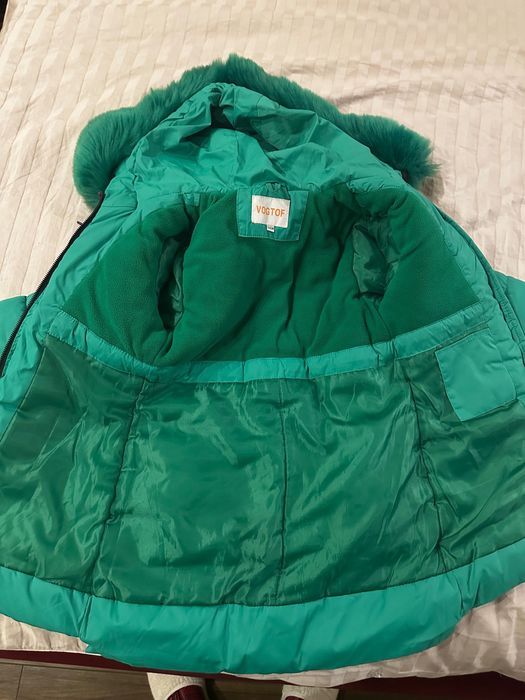 Топло детско яке - момиче 104 см