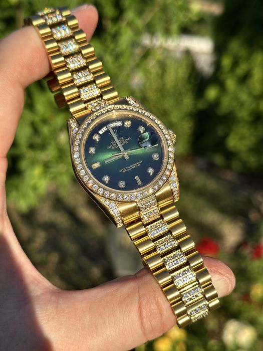 Rolex Daydate Green Dial 36,mm unisex