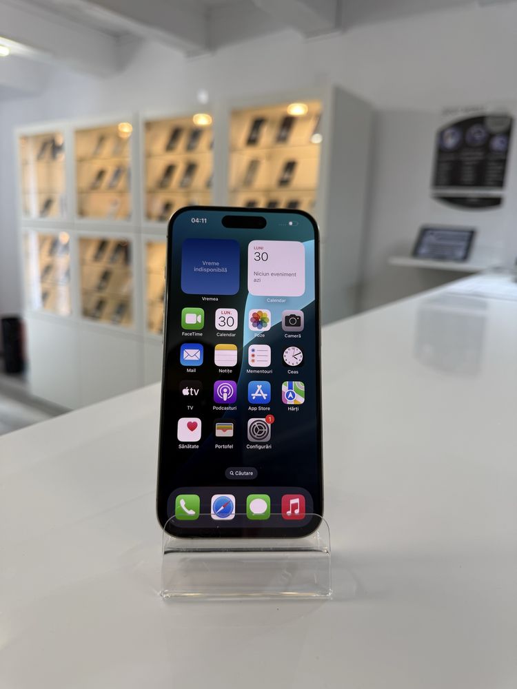  iPhone 15 PRO CA NOU 128 GB , 100% ! Garantie 12 luni + cadou
