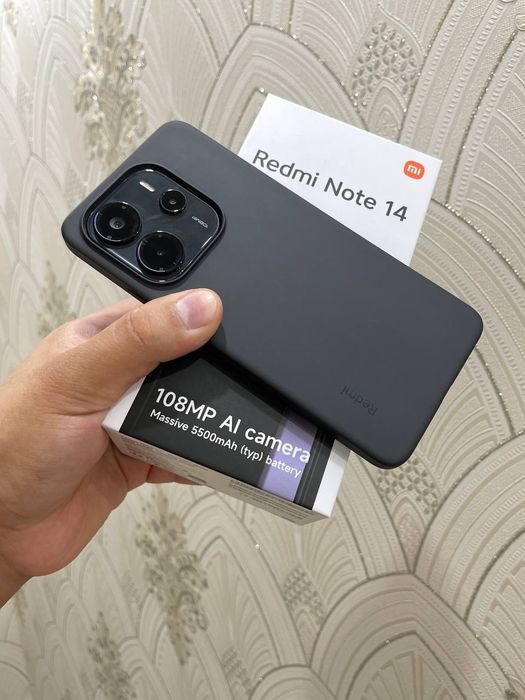 Redmi Note 14 Yengide turbti 6+2/128gb Full Kamplekt