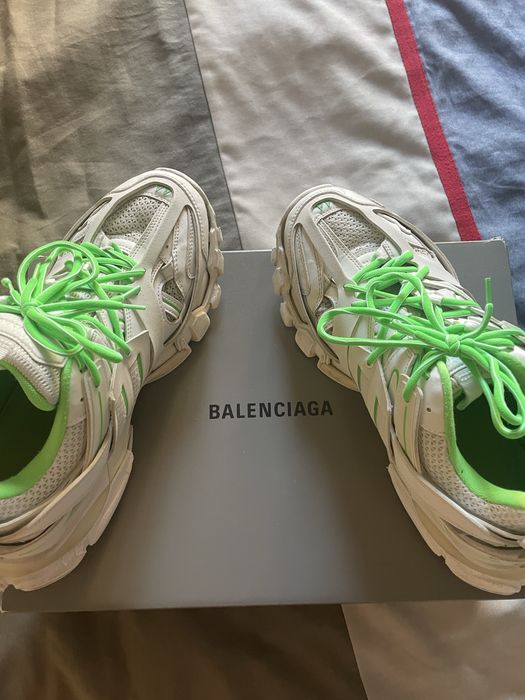 Balenciaga Track leather low trainers