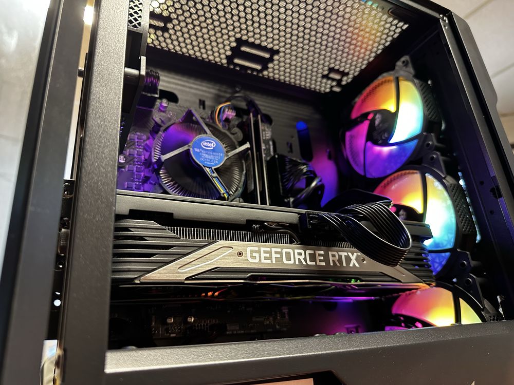 Геймърски компютър, full hd/2k, Intel i5, rtx 3070, 16gb, nvme