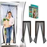 Set 3 perdele magnetice antiinsecte 210 x 100 cm