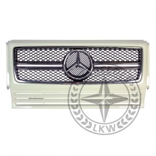 Маска за Mercedes-Benz G-class 63 (бяла и черна,сребриста )