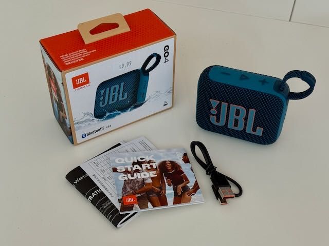 JBL GO 4 - blue - като нова