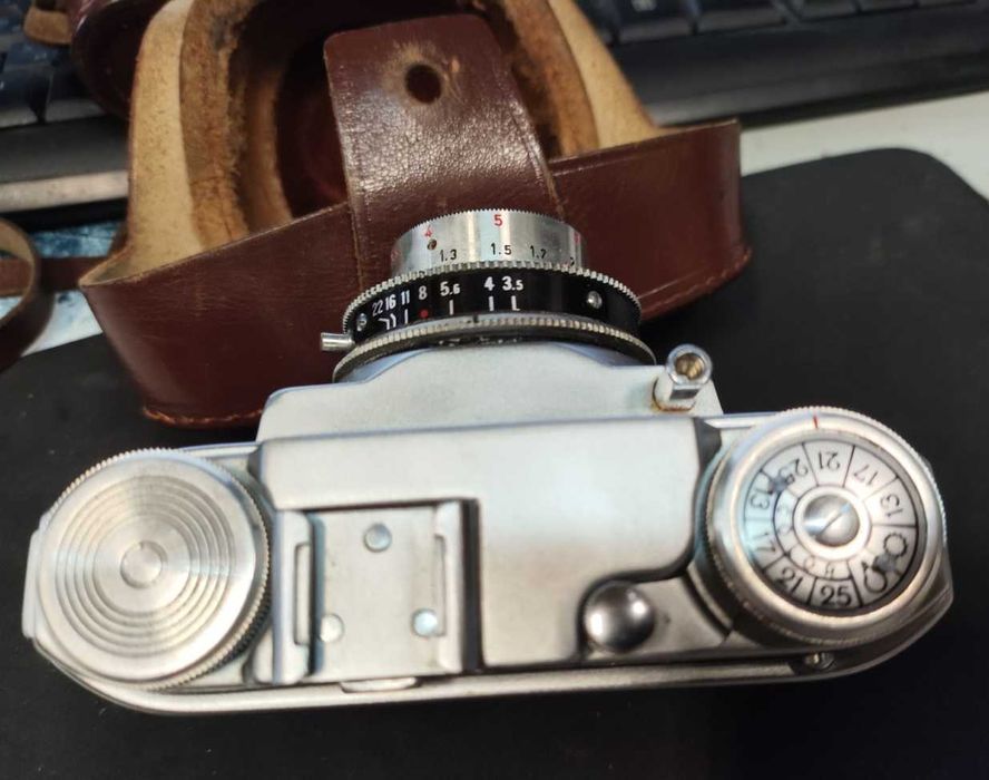 Ретро фотоапарат Beirette Junior II, Meyer-Optik Trioplan 3.5/45