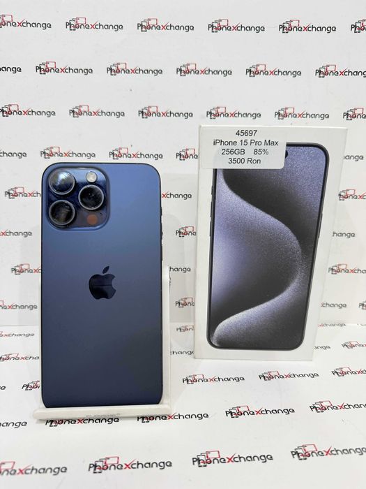 iPhone 15 Pro Max Blue Neverlocked 256GB