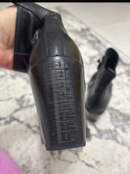 Ghete dama piele cu platforma