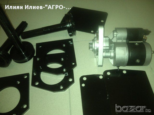 Приставки ЮМЗ/ДТ75/Т150 преходник на мястото на пусковия двигател.