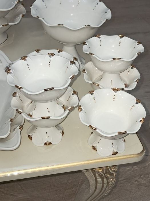 Сервиз капля ,фарфор 28 предметов