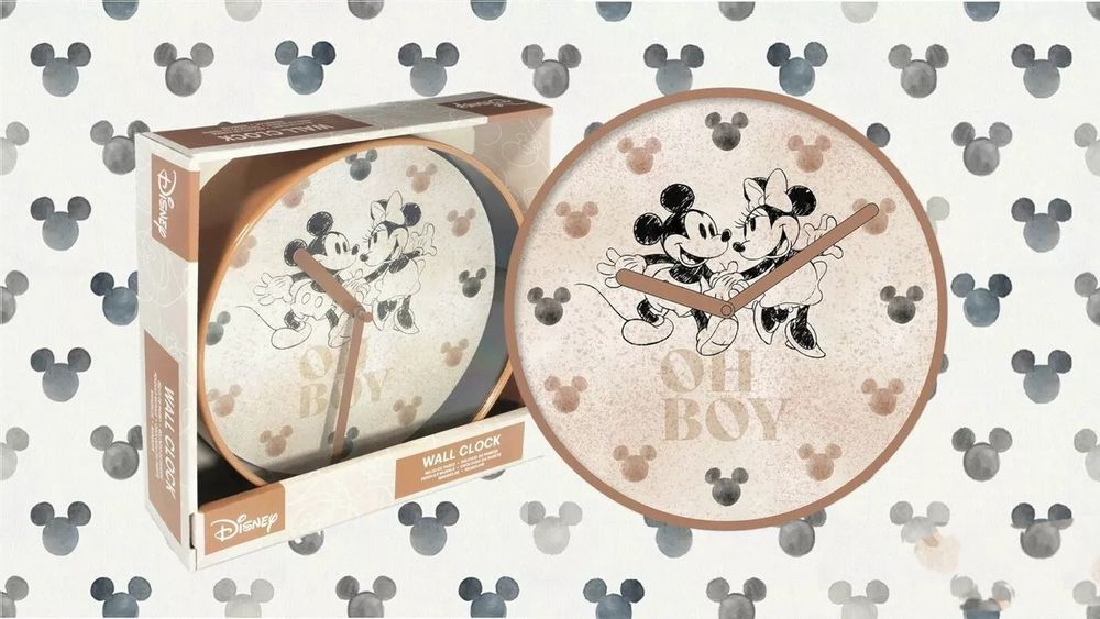 ceas de perete Mickey Mouse Disney Blush cu licenta fete baieti