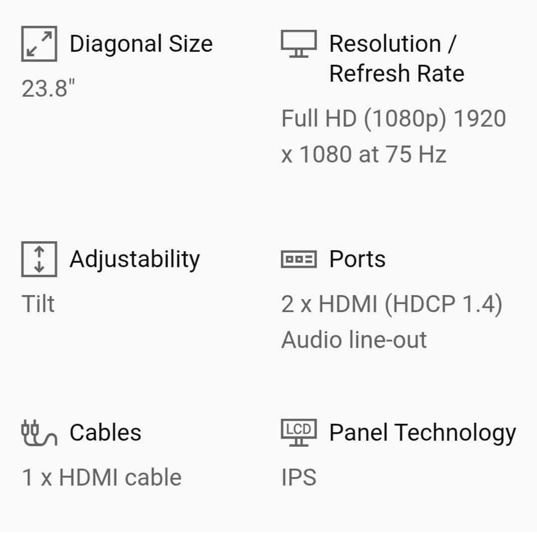 Монитор Dell S2421hn
