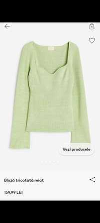 Bluză tricotată reiat H&M mărimea M