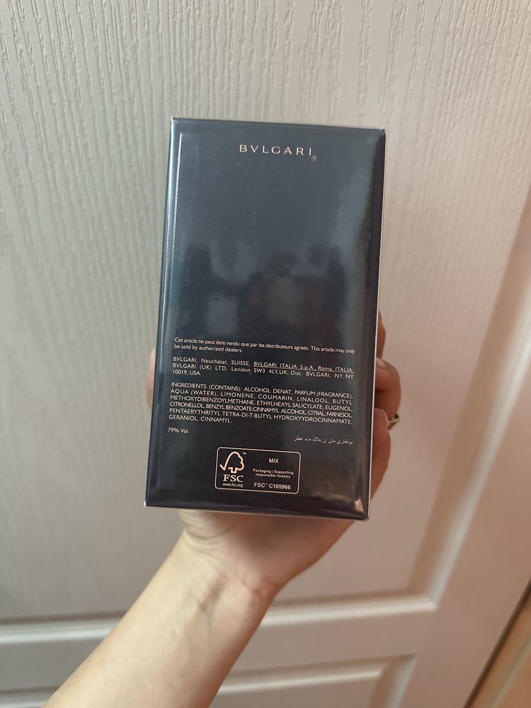 Bvlgari man in black parfum