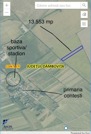 teren extravilan (arabil) in Dambovita-1,3553 ha