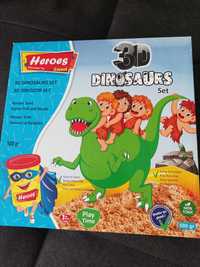 Креативен комплект с пясък Heroes- Динозаври