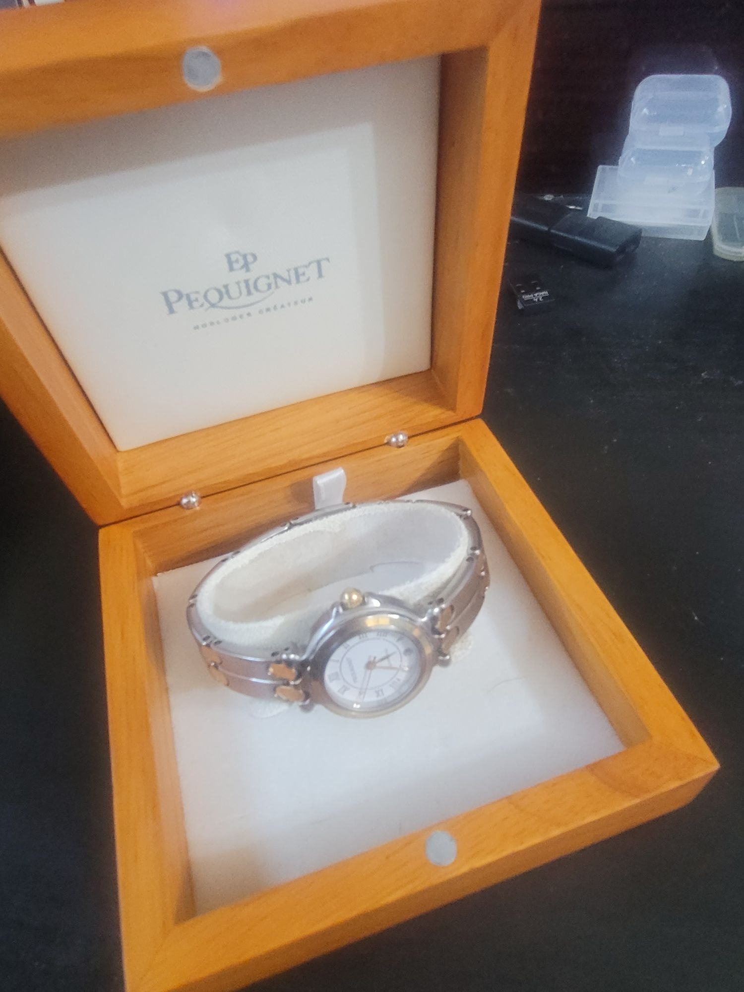 Emile Pequignet Moorea automatic aur și oțel de damă