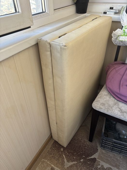 Продам кушетку книжку + накидку