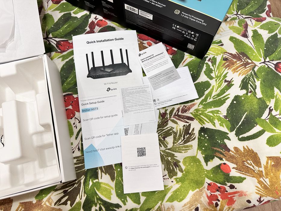 Рутер TP-Link Archer AX73 AX5400Mbps