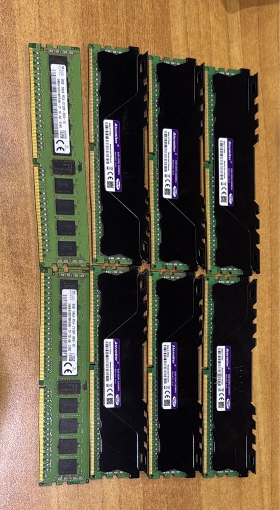 Серверная оперативная память DDR4 REG-ECC 8GB — Atermiter и Hynix