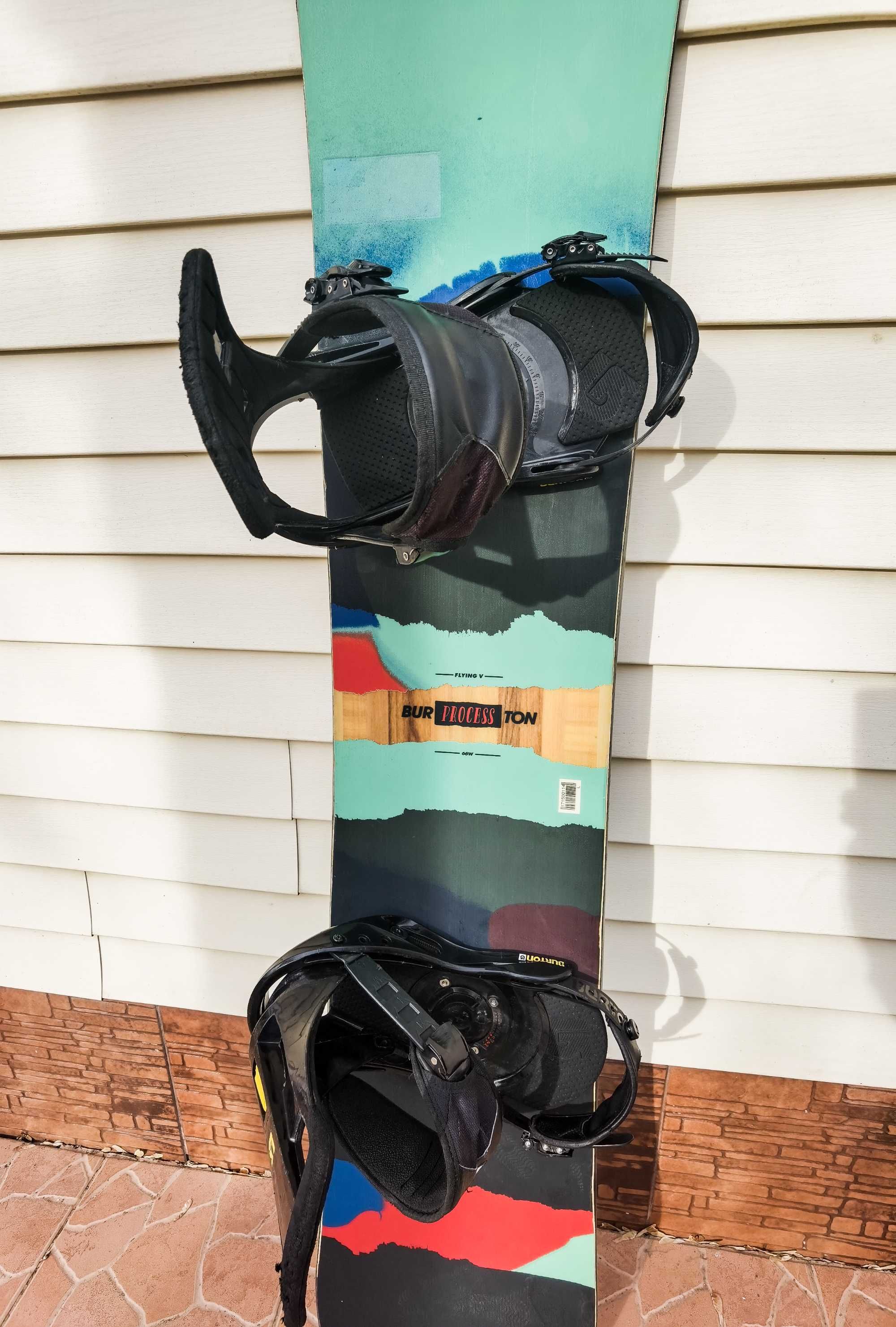 Placa snowboard Burton 166w + legaturi snowboard Burton L