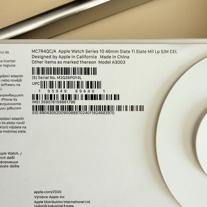 Apple watch 10 46 mm slate ti slate celular