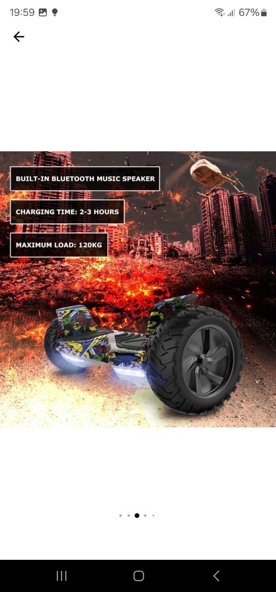 Hoverboard Right Choice Challenger Basic Hummer Off-Road RCB