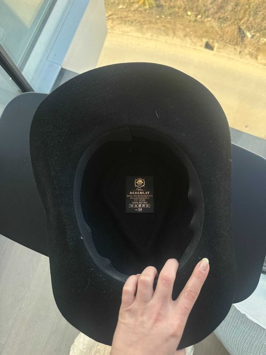 Palarie noua tip cowboy din 100% fetru 54