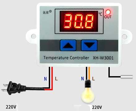 Терморегулятор XH-W3001 регулятор температуры, термостат.