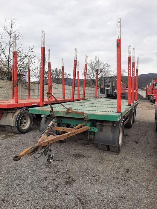 Vand Remorca transport lemn 3 axe