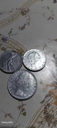 Vand 3 buc de monezi 50 lire republica italiana