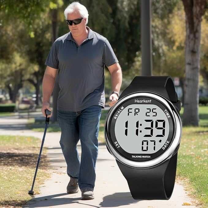 Ceas vorbitor atomic pt persoane cu deficiențe de vedere/seniori,nou