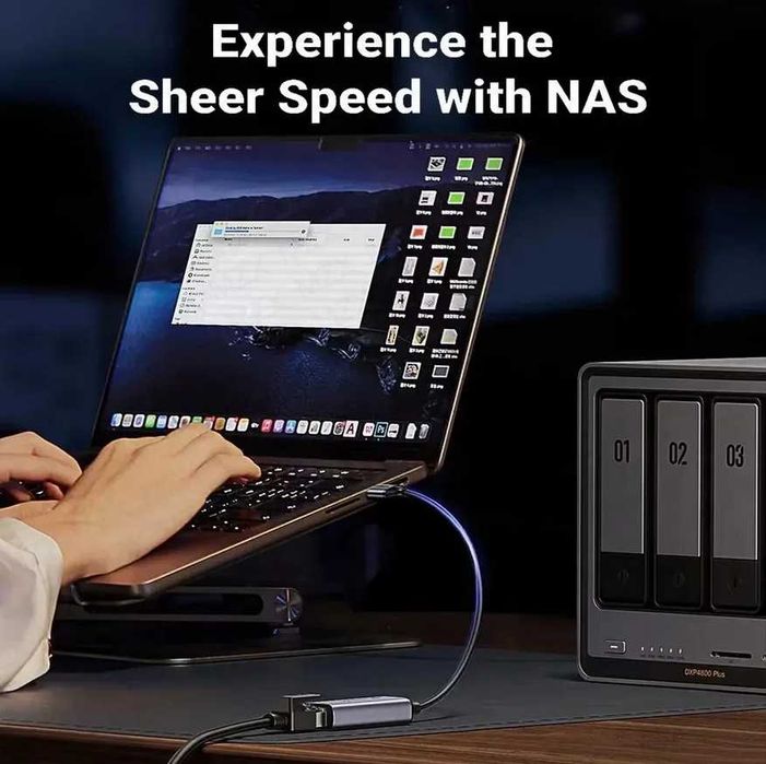 USB 3.0 към LAN мрежов адаптер , 5Gbps , RTL8157