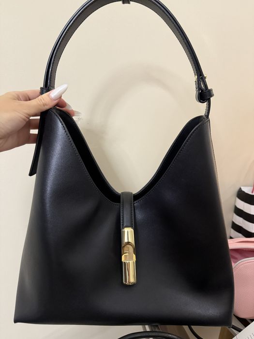 Furla кожена чанта