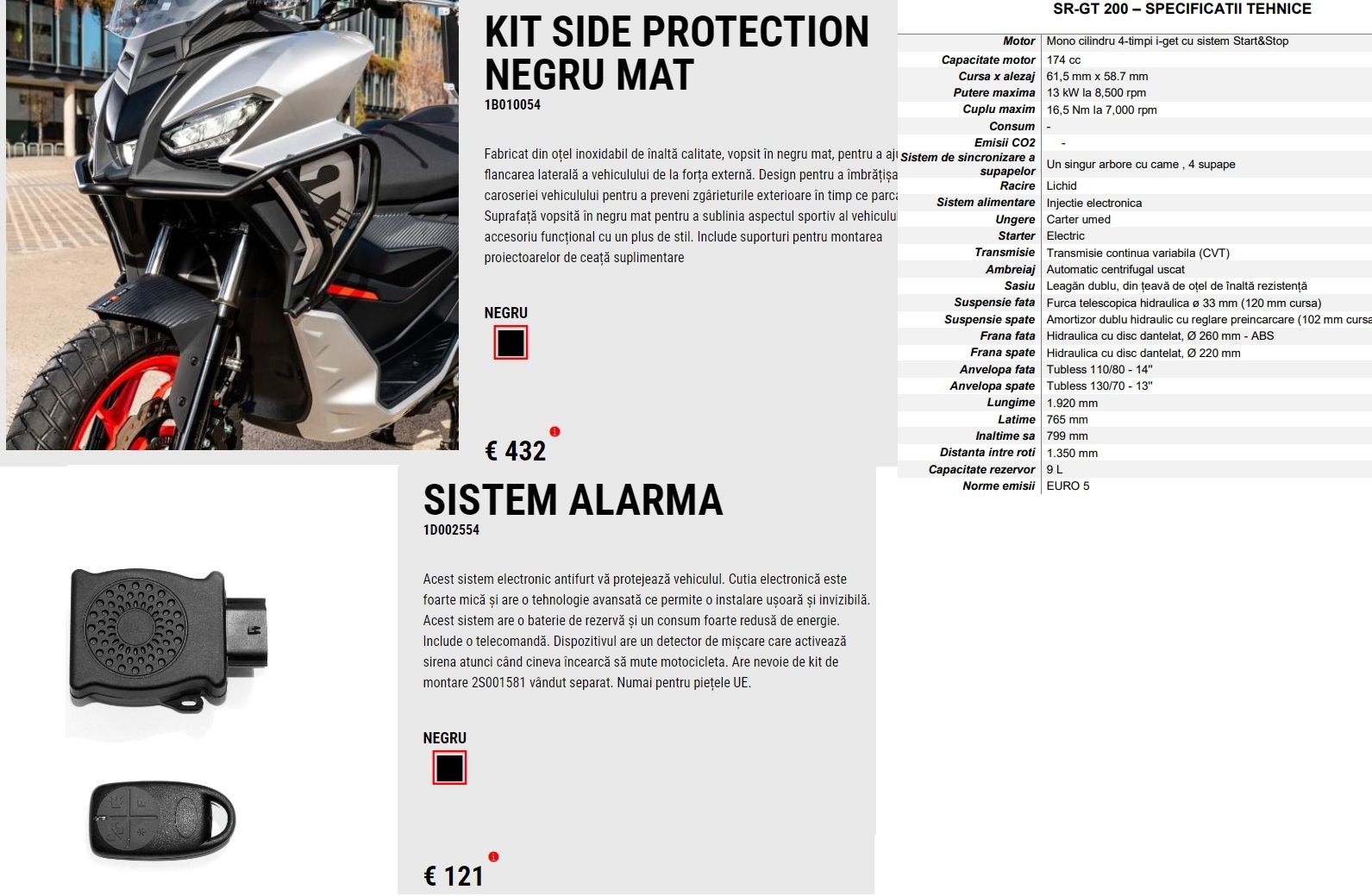 Aprilia SR200 GT '23 Malossi Upgrade