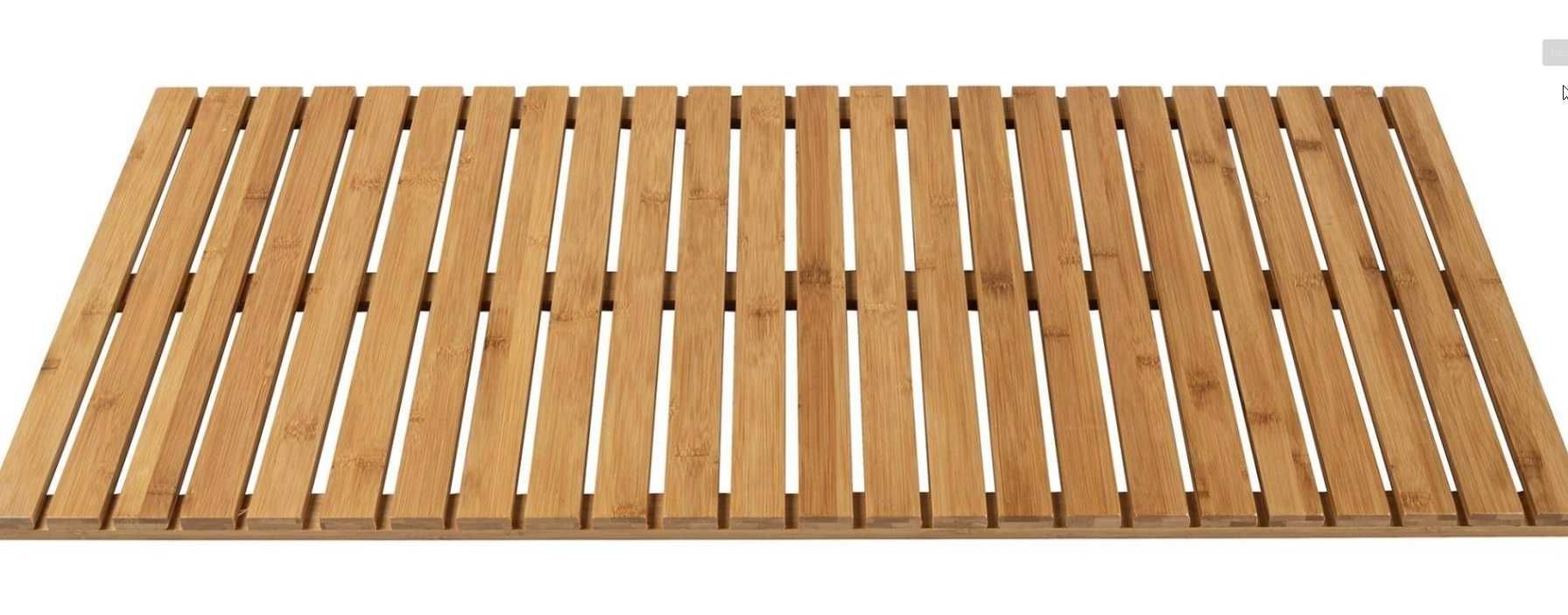 Covor/Platforma din lemn de bambus BAMBOO, 100 x 50 cm, natural, Wenko