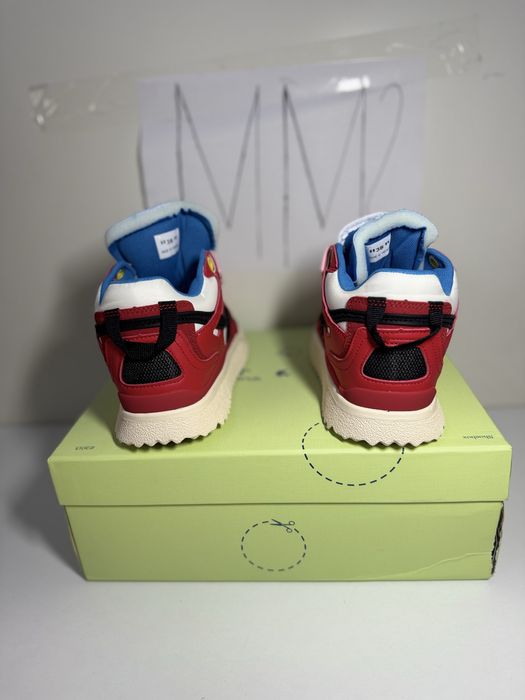 Off-White New Mid Sponge 'Red Black Blue'