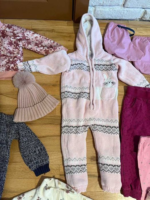 Голям лот за момиче есен/зима - размер 86/92, общо 54+ части