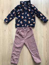 Pulover si pantaloni din fleece H&M marimea 92-98