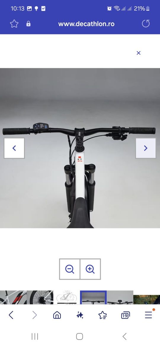 Vând bicicleta MTB electrică semi-rigidă, EST 100, NOUĂ.