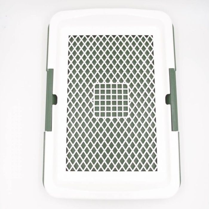 Промо! Puppy Potty Pad кучешка тоалетна с решетка и изкуствена трева