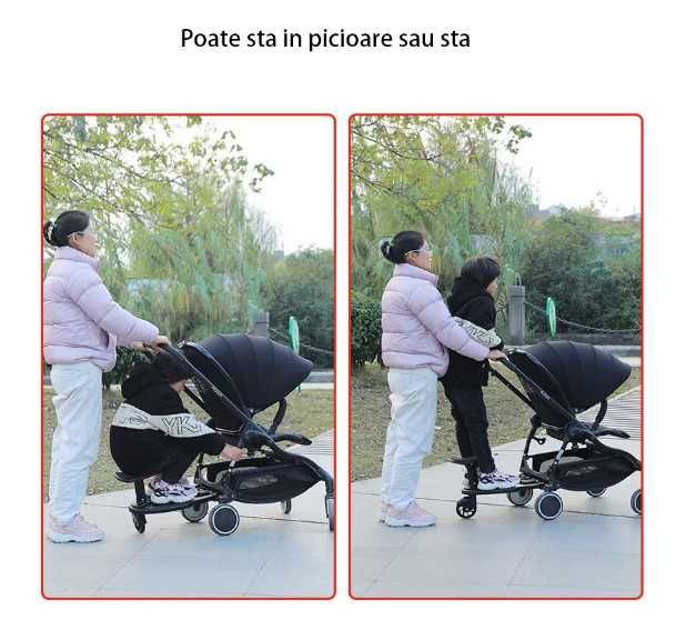 VAND adaptor de carucior pentru al doilea copil, remorca carucior