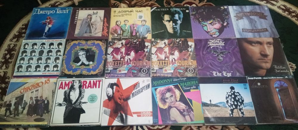 виниловые пластинки мировые